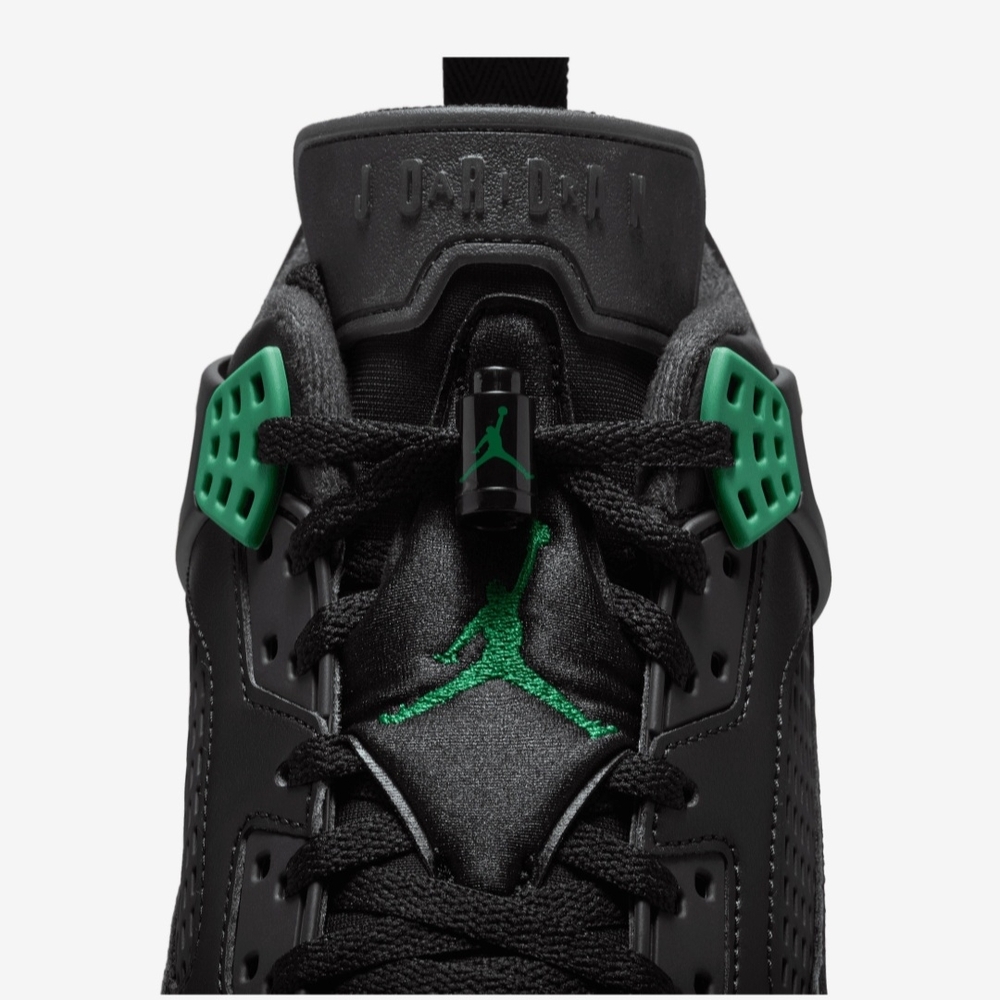 Air Jordan Spizike Black and Green Sneakers